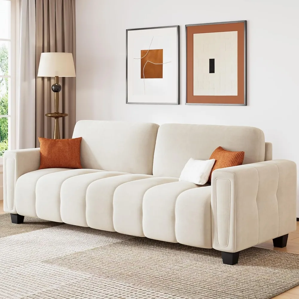 

80.7" Modern Loveseat Sofa - Extra Deep Seats & Comfy Armrests for Living Room
