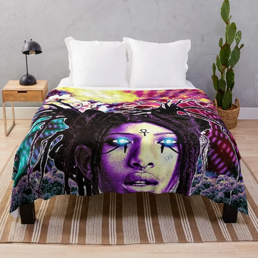 Willow Smith Throw Blanket Flannel warm winter Vintage Blankets