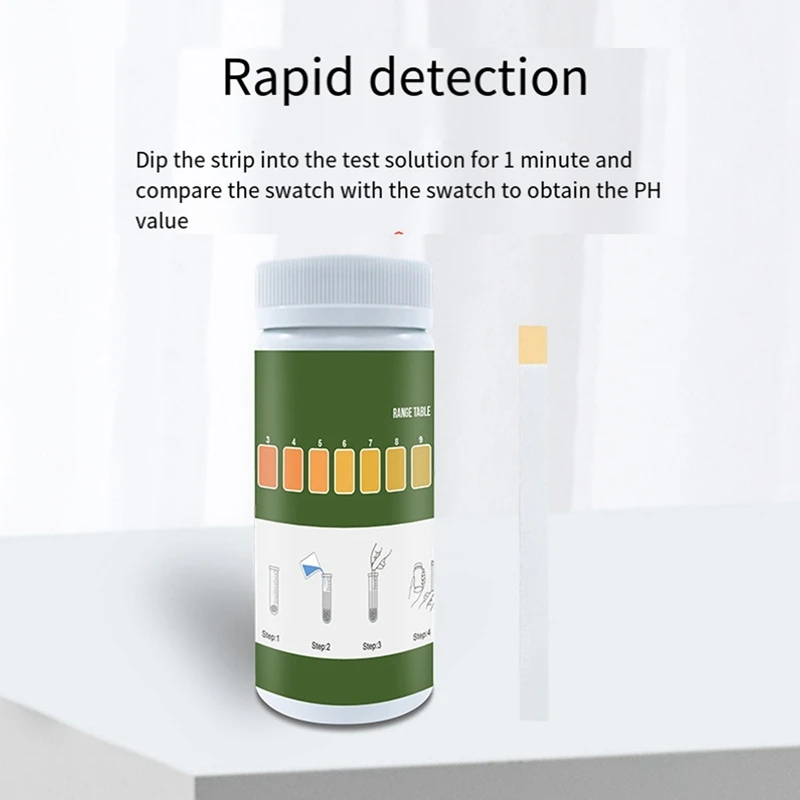 Soil PH Paper Test Kit 200 Tester Strips (3.5-9 Range) For Testing Garden Grass Vegetable Gardening