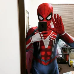 Superhero Cosplay Halloween PS4 Game Costume Men Bodysuit Zentai Full Body Suit Adult