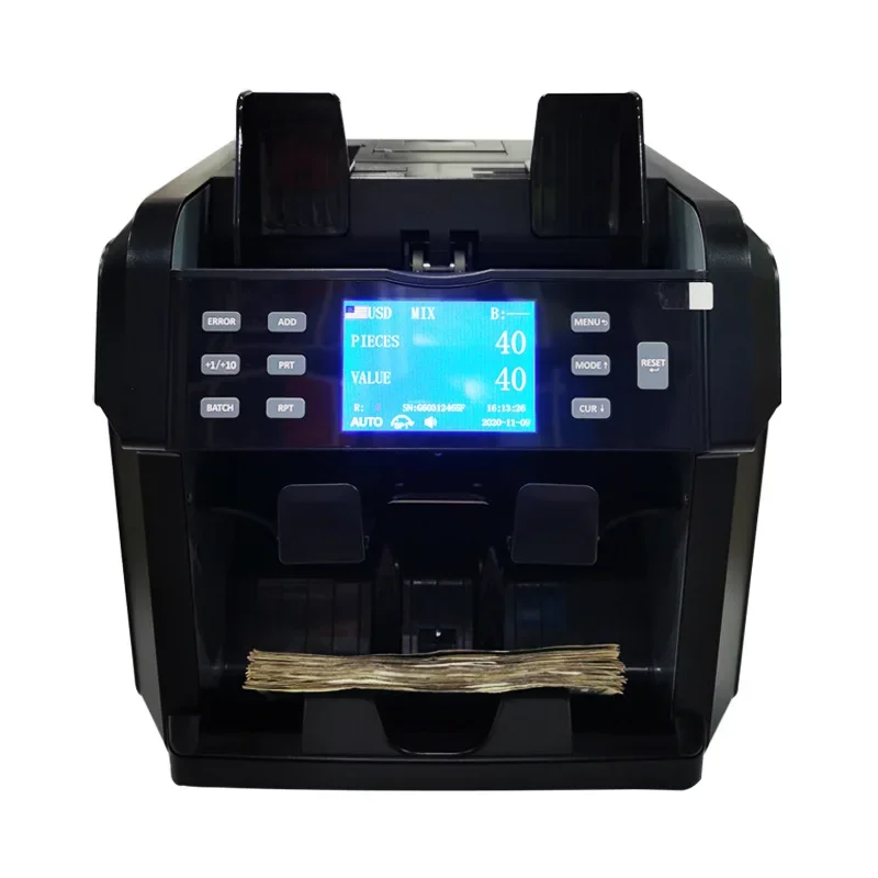 

US Dollar Euro RMB Hong Kong Dollar Accumulated Amount Banknote Counter Multi-currency Banknote Counter