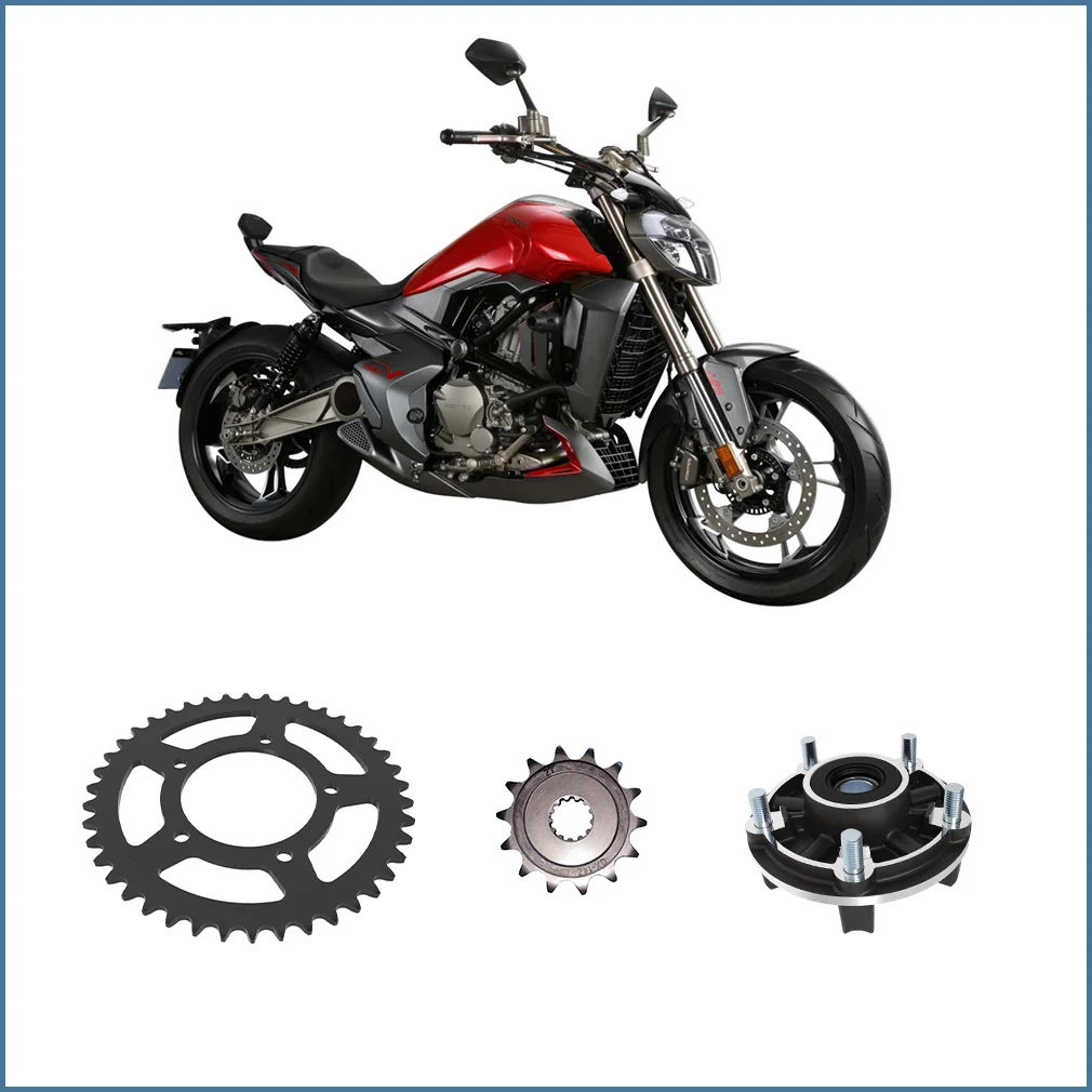 Sprocket Chain Wheel Gear Gears Sprocket Seat Sprocket Holder Motorcycle Accessories For ZONTES V310 V 310