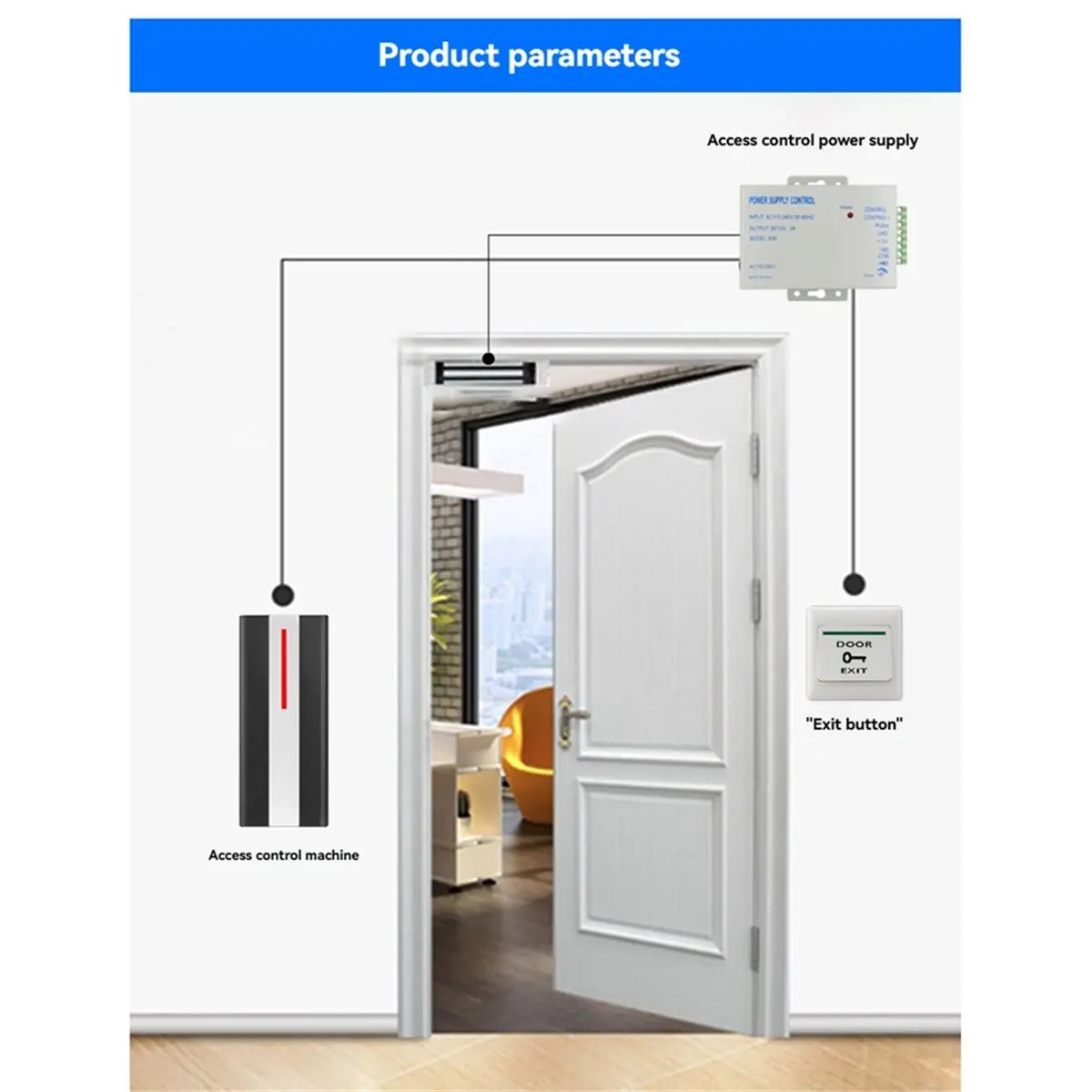 TTLOCK Smart Access Control Machine 2000 User Proximity Bluetooth APP IC Card Reader NFC Unlocking IP67 Waterproof
