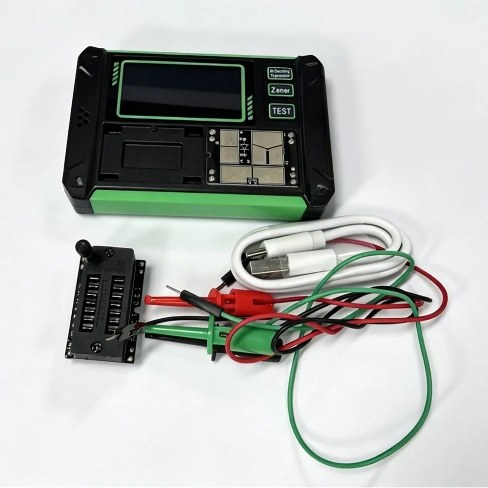 My Home MOS Field-Effect Transistor Tester LCR-AR1 LCD Digital Multimeter Triode Resistance Meter Electronic Component Testing