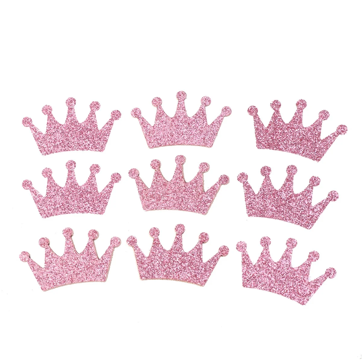 

100pcs Paper Shreds Double Sided Super Flash Crown Shape Confetti For Wedding Party Birthday Festival Table Decoration
