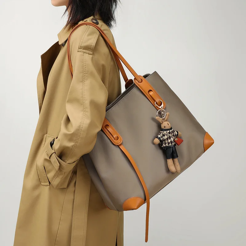 

Женские сумки, новая модная большая вместительная сумка, универсальный дизайн, пригородная сумка на плечо, женские сумки из ткани Оксфорд