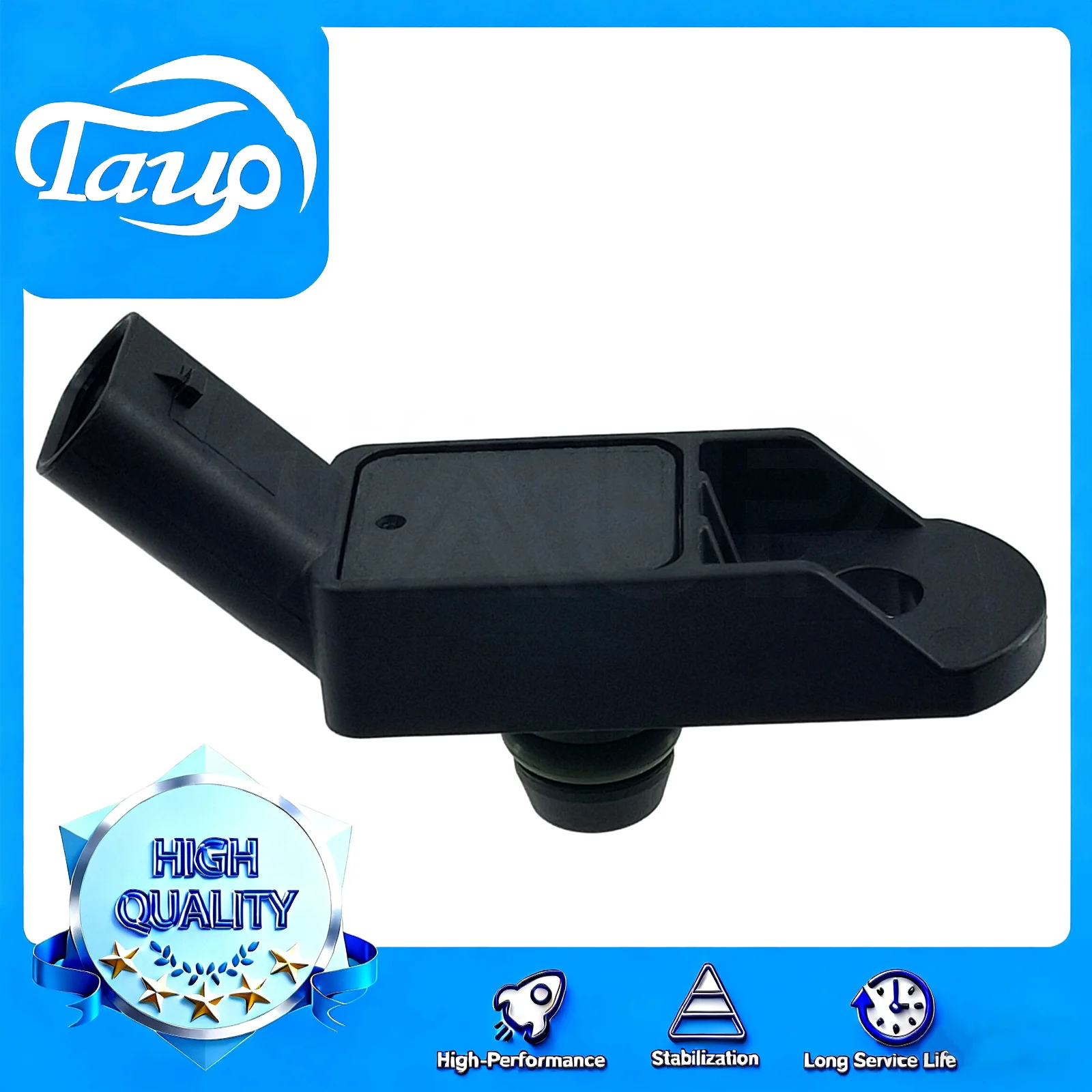 0261230253 MAP Intake Manifold Pressure Sensor Compatible With BMW Mini Cooper Peugeot Citroen 1.6L L4 13627599907