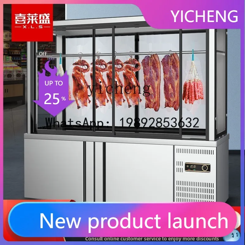 S5.11 cooked food display cabinet, fresh-keeping and frozen freezer, beef and sheep hanging meat, roast wax hanging duck cabinet