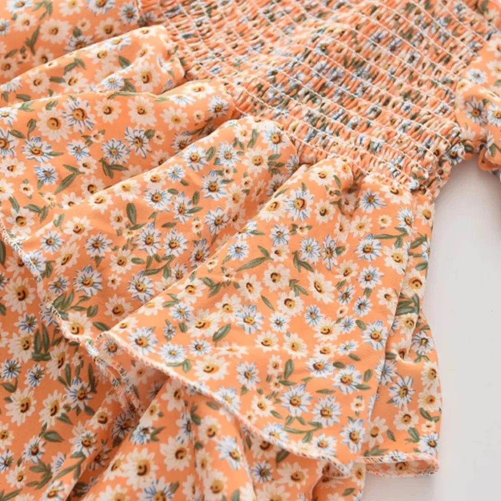 النسخة الكورية صيف جديد بلون فقاعة الأكمام الدانتيل فستان الأميرة الحلو ولطيف فتاة ملابس كاجوال #6