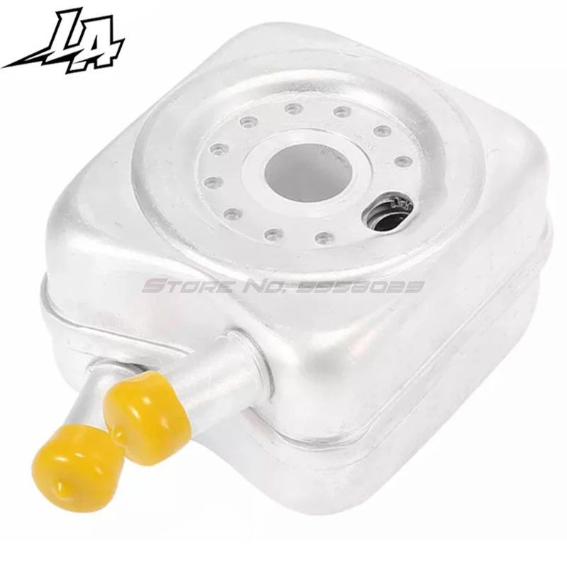 

Oil Cooler 028117021B Fits Audi A3 A4 A6 TT VW Golf Passat Bora 1999-2010 1.8T 1.9TDi 2.0 Engine