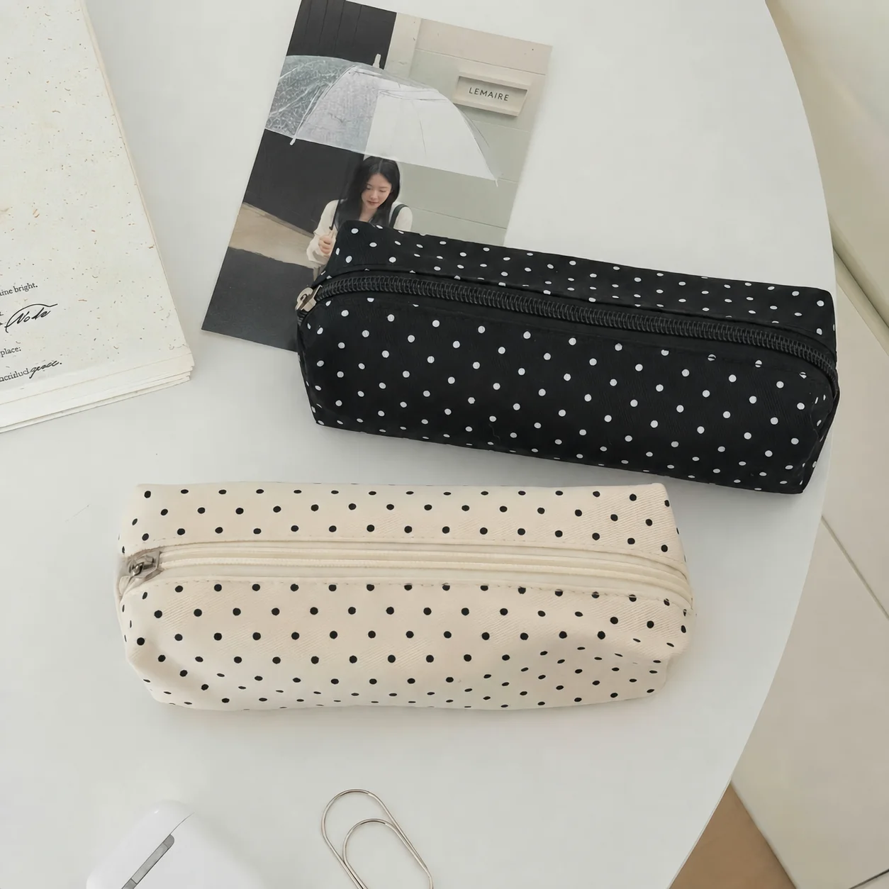 Portable Pencil Case Small Canvas Pencil Case Student Pencil Case Canvas Stationery Pouch For Small Personal Items High School