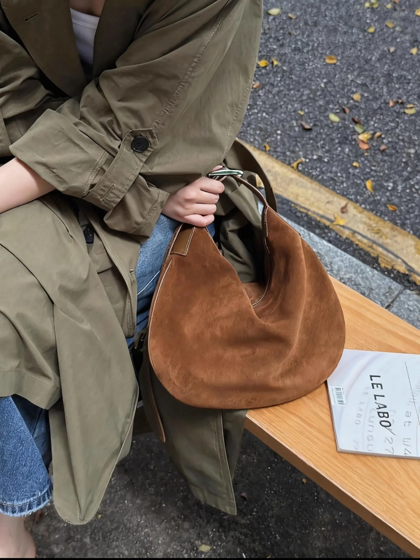 

Retro Women's Suede Cow Leather Handbags Ladies Soft Cowhide Crossbody Bag Female Design Luxury Lazy Commuting Handbag Gifts