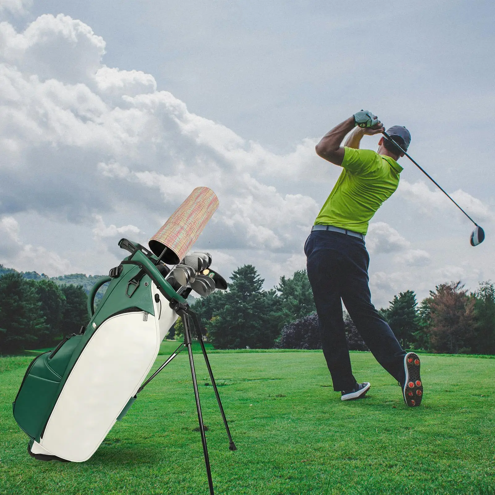 

Чехол на голову для гольф-клуба, защитный красочный рукав для водителя, износостойкие стильные чехлы на голову водителя для гольфа для практики на открытом воздухе