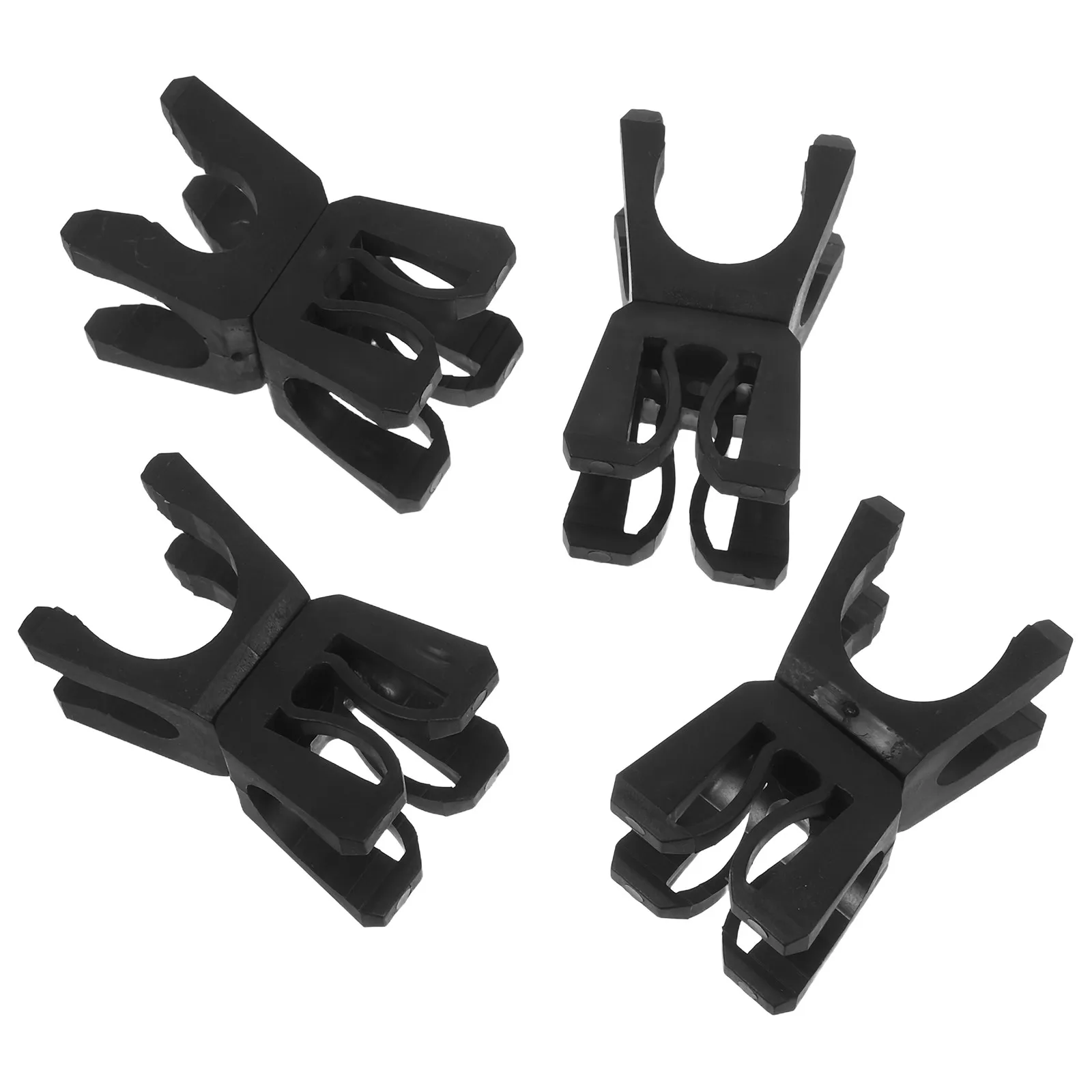 4Pcs Agility Training Tool Soccer Pole Sticks Clamp Lightweight Utility Clip for Football Basketball Marking Pole Buckle and