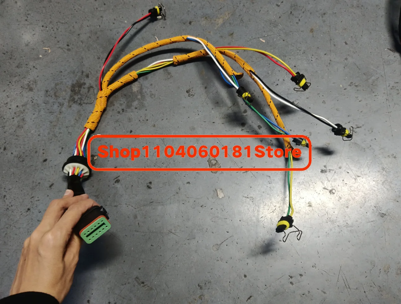 Harness Kawat Ekskavator 2225917 222-5917 C7 Harness Kabel Injektor Bahan Bakar untuk Caterpillar 324D 325D 329D