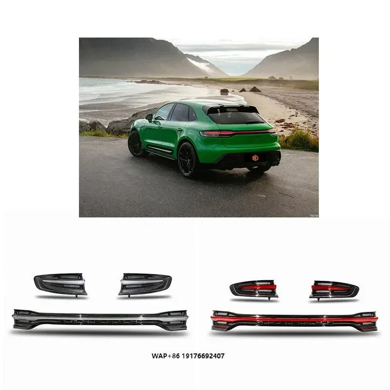 New Facelift for Macan 95B.2 2014-2023 95B.3 Includes Front Bar Assembly Matrix Headlamps Tailgate Tail Light-12-Month