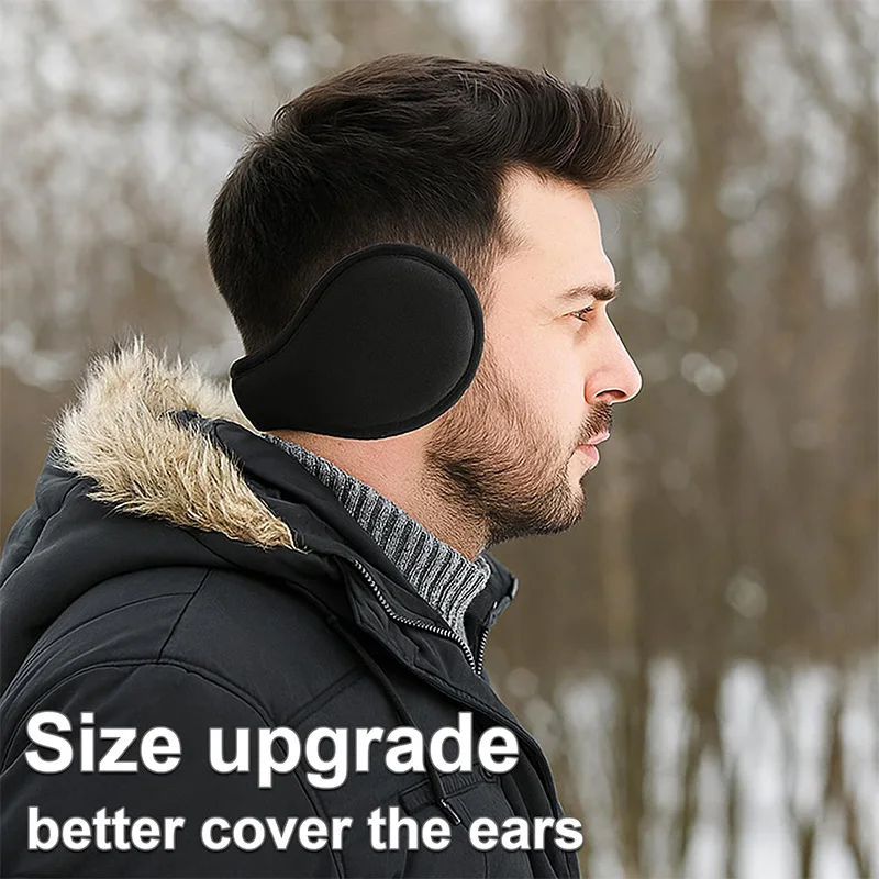 

Наушники для занятий спортом на открытом воздухе, для бега, катания на лыжах, пеших прогулок. 16 см, ветрозащитный, легкий и теплый