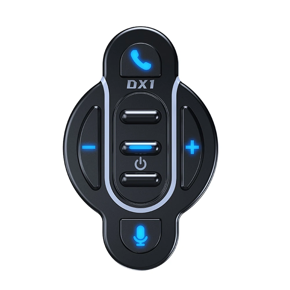 ZHIYU Bluetooth 5.4 Remote Control Waterproof Wireless Media Controller Universal for Helmet Earphone Motorcycle Bike Handlebar
