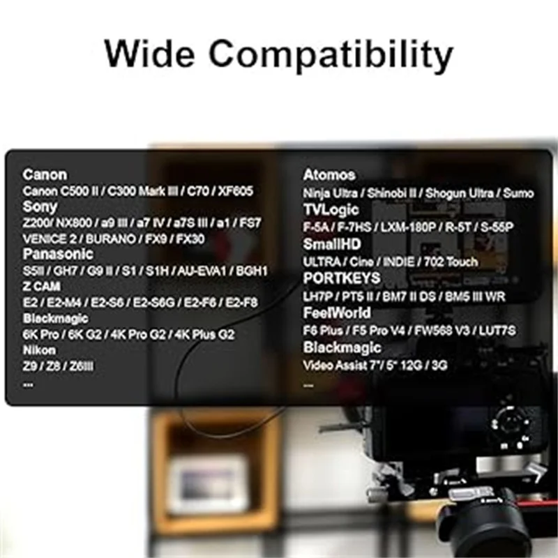 Alvin's 8K HDMI 2.1 Coiled Cable 48Gbps 2.4mm for Sony Canon