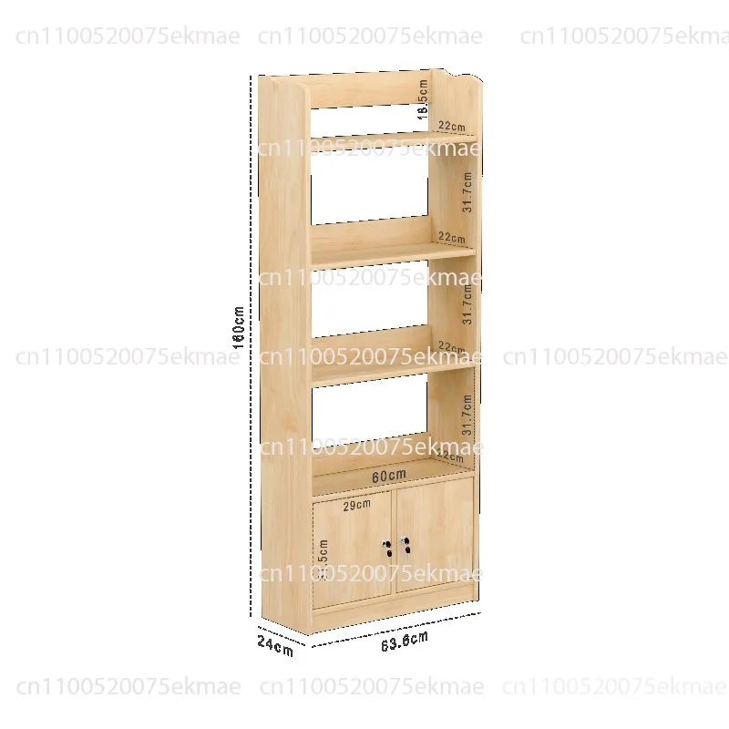 Best selling modern design wooden bookcase shelving portable home office and living room furniture for home or warehouse use