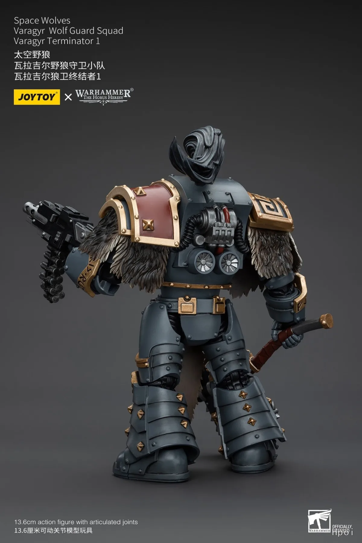 【UA】JOYTOY Warhammer 40K Scale 1/18 Action Figures Space Wolves Varagyr Terminator 1 Models Toys Gifts view 5