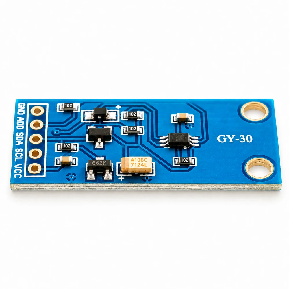 BH1750 Light Intensity Illuminance Sensor Module GY-30 GY-302 3-5V NXP IIC 0-65535 Lx 16Bit AD Converter