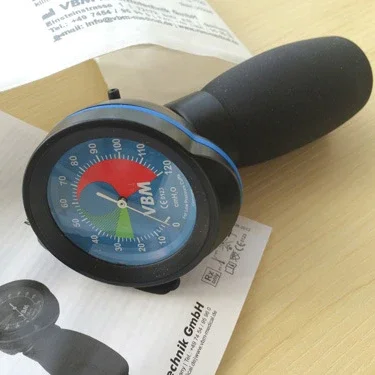 مقياس ضغط البالون الألماني عالي الجودة مضخة ضغط محمولة قياس ضغط التنبيب الهوائي ICU مع خطاف مقياس ETT VBM