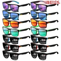 14 Uds. Gafas de sol de decoración coloridas Vintage a la moda para hombres y mujeres, gafas de sol de diseñador de marca de lujo para conducir, gafas UV400