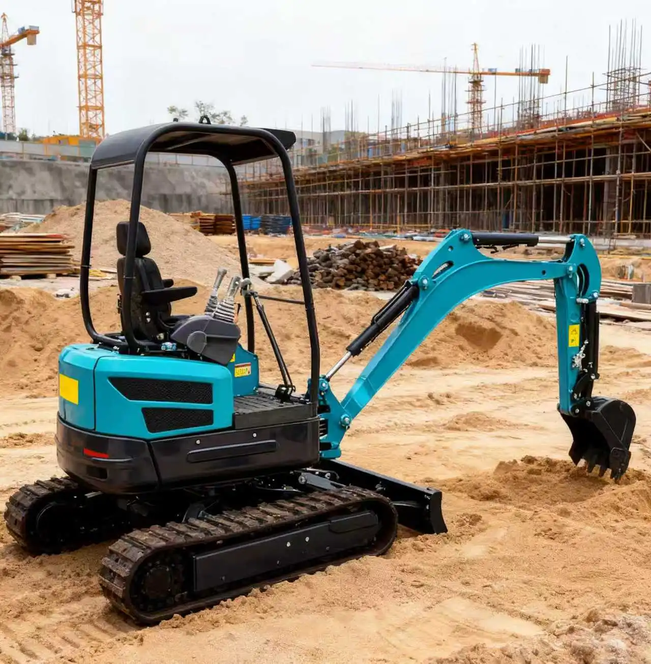 

Компактный городской и сельский строительный экипитор с гидравлическим гусеничным мини-экскаватором емкостью 2,2 тонны