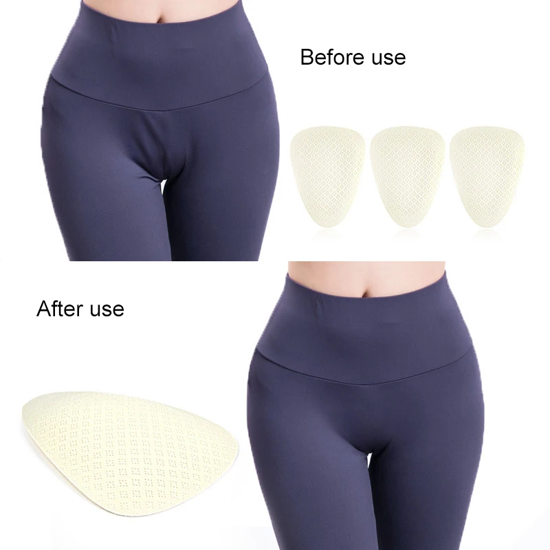【Camel Toe Concealer Reusable Traceless Invisible Adhesive Sponge For Women Leggings Swimwear Activewear Waterproof Cover Pad】