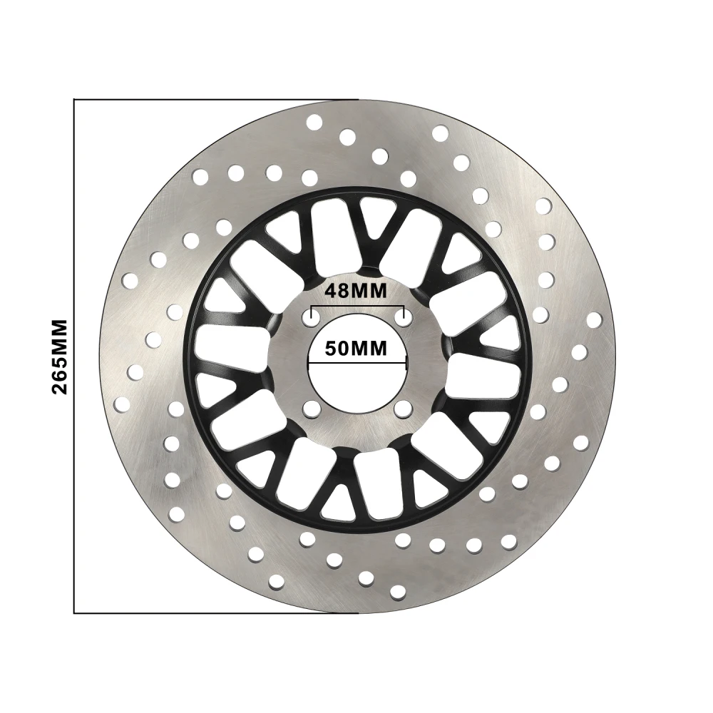 265mm Remschijf Motorfiets Accessoires Voor Hawk 250 Hawk 250 Mini Straat Fiets Dirt Pit Aluminium Motor gelegeerd Staal