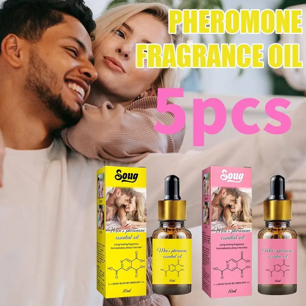 

5pcs SOUG Pheromone Infused Essential Oil Pheromone Oil For Men To Attract Women Fragrance Oil Sexy Perfum