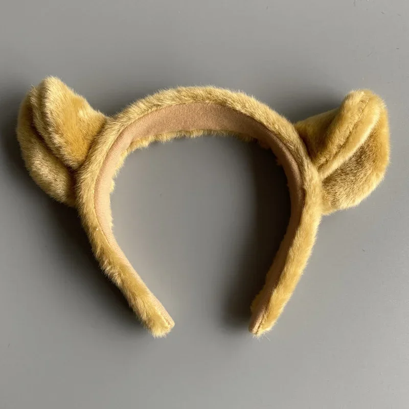 الكبار الاطفال أفخم الكرتون الأسد الغابة الحيوان ذيل الأذن عقال لعبة هدية حفلة عيد ميلاد الهالوين زي تأثيري