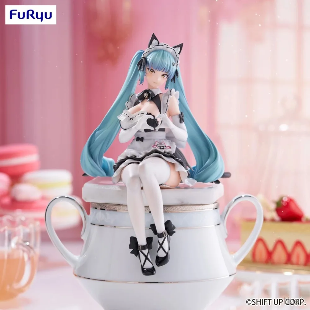 In Stock FuRyu Original Genuine Goddess of Victory: Nikke Privaty Unkind Maid 15cm Anime Model Toys Noodle Stopper Figure Gift view 2