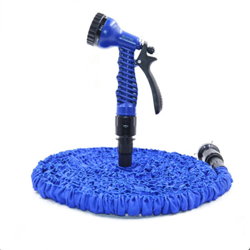 

High Pressure Water Gun Garden Telescopic Water Pipe Plastic Hose Car Wash Cleaning Watering Irrigation Tool 25FT-200FT