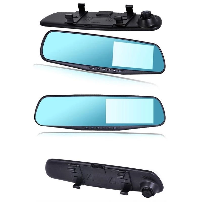 4.3”LCD Screen High Definition Wide Dual Lens Car Camera DVR