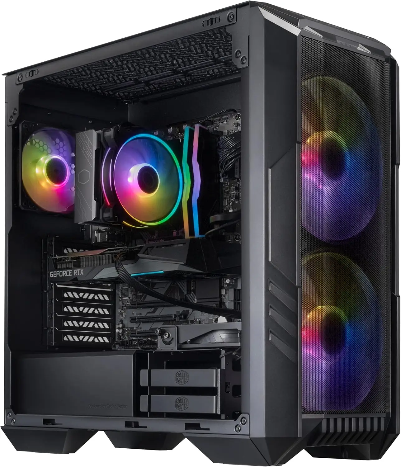 

Cooler Master HAF 5 Pro Gaming PC Intel i7 12700F RTX 4060 16GB DDR4 1TB NVMe SSD WiFi Windows 11 Desktop Computer