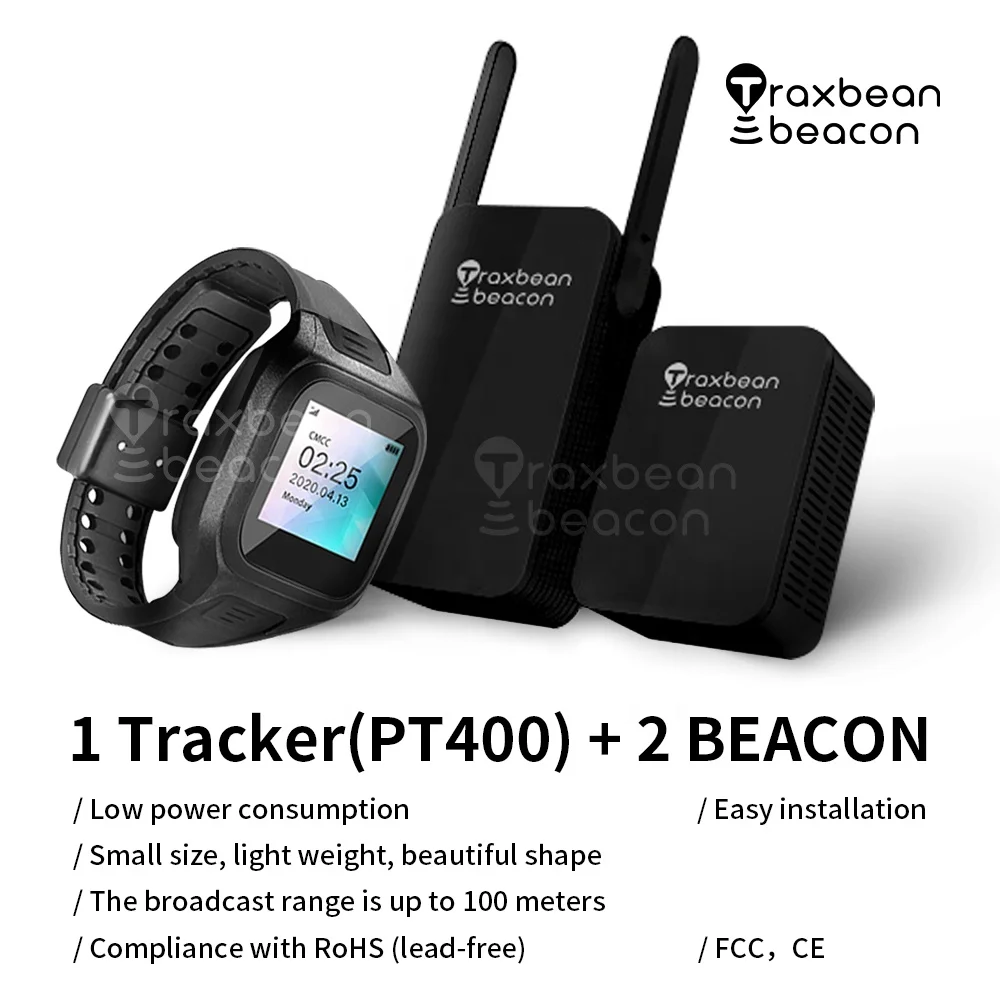 Indoor Beacon Stay Home Beacon Tamper Proof GPS Patient Tracker