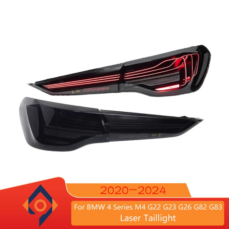 Car Taillights For BMW 4 Series G22 G26 G82 G83 G23 M4 2020-2024 Rear Lamp Assembly Modified New CSL Tail Lights Plug And Play