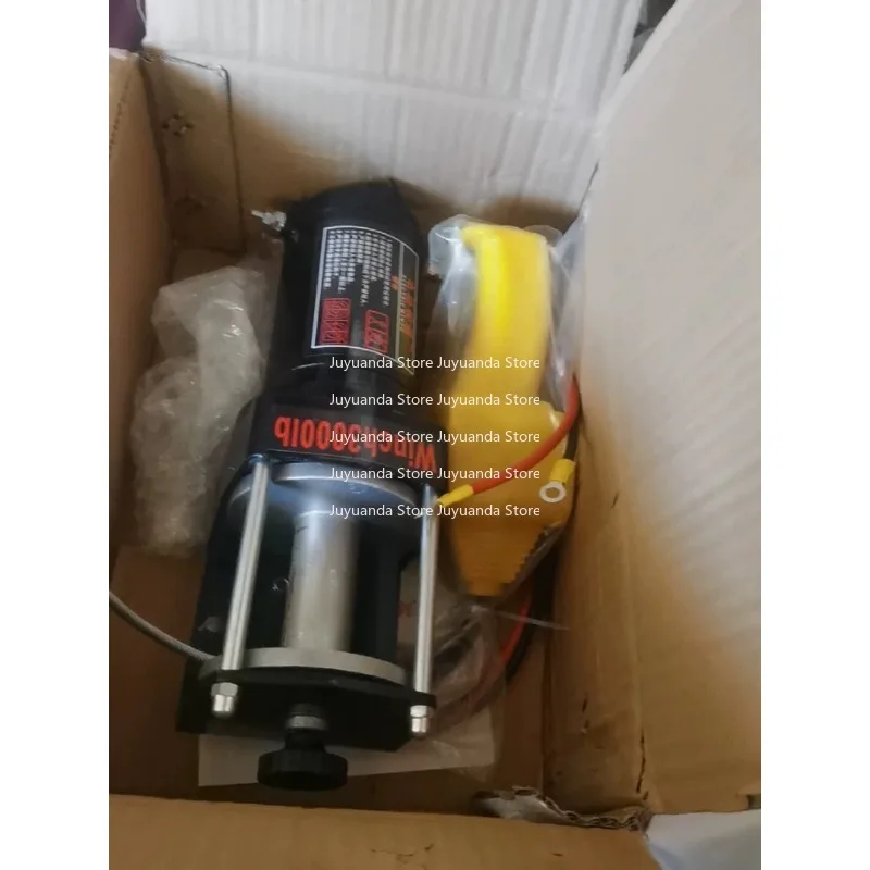 

12V Off-road Vehicle Winch, Electric Winch, Vehicle Crane Traction, Vehicle Self-rescue, Off-road Winch 3000 Lbs