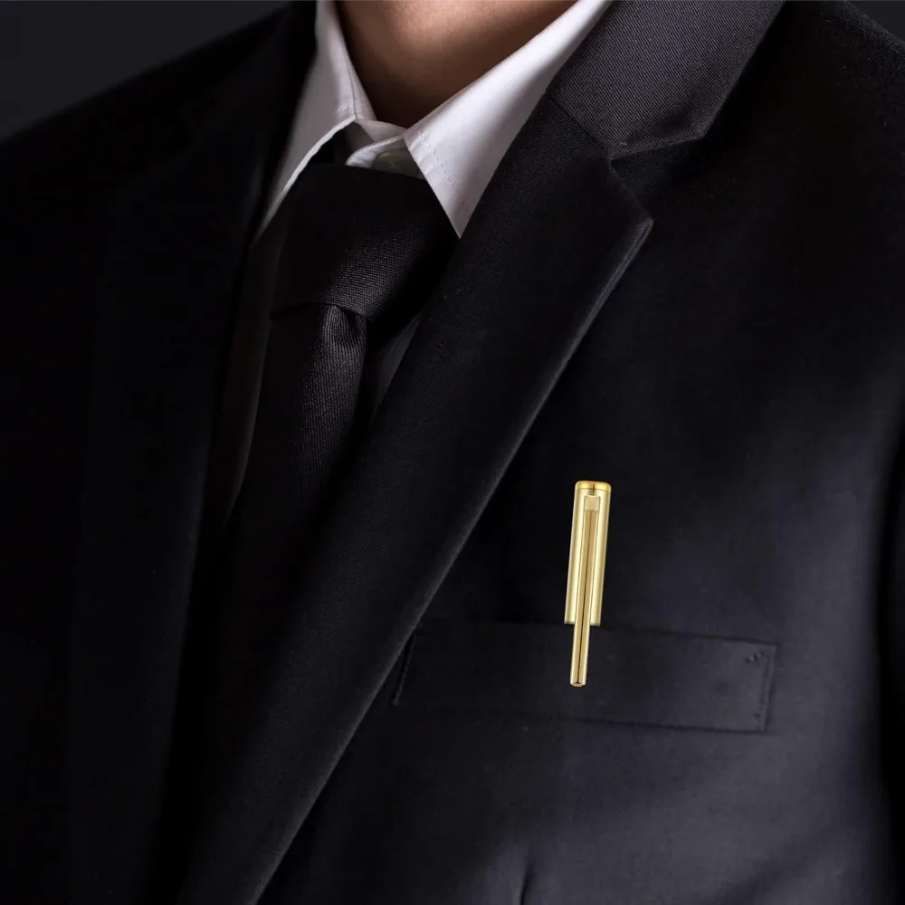 10–60 Stück goldfarbene, schmale Kugelschreiber aus Metall, einziehbar, metallische schwarze Tinte, 1 mm, mittlere Spitze, glatte Schreibstifte – Detail 5