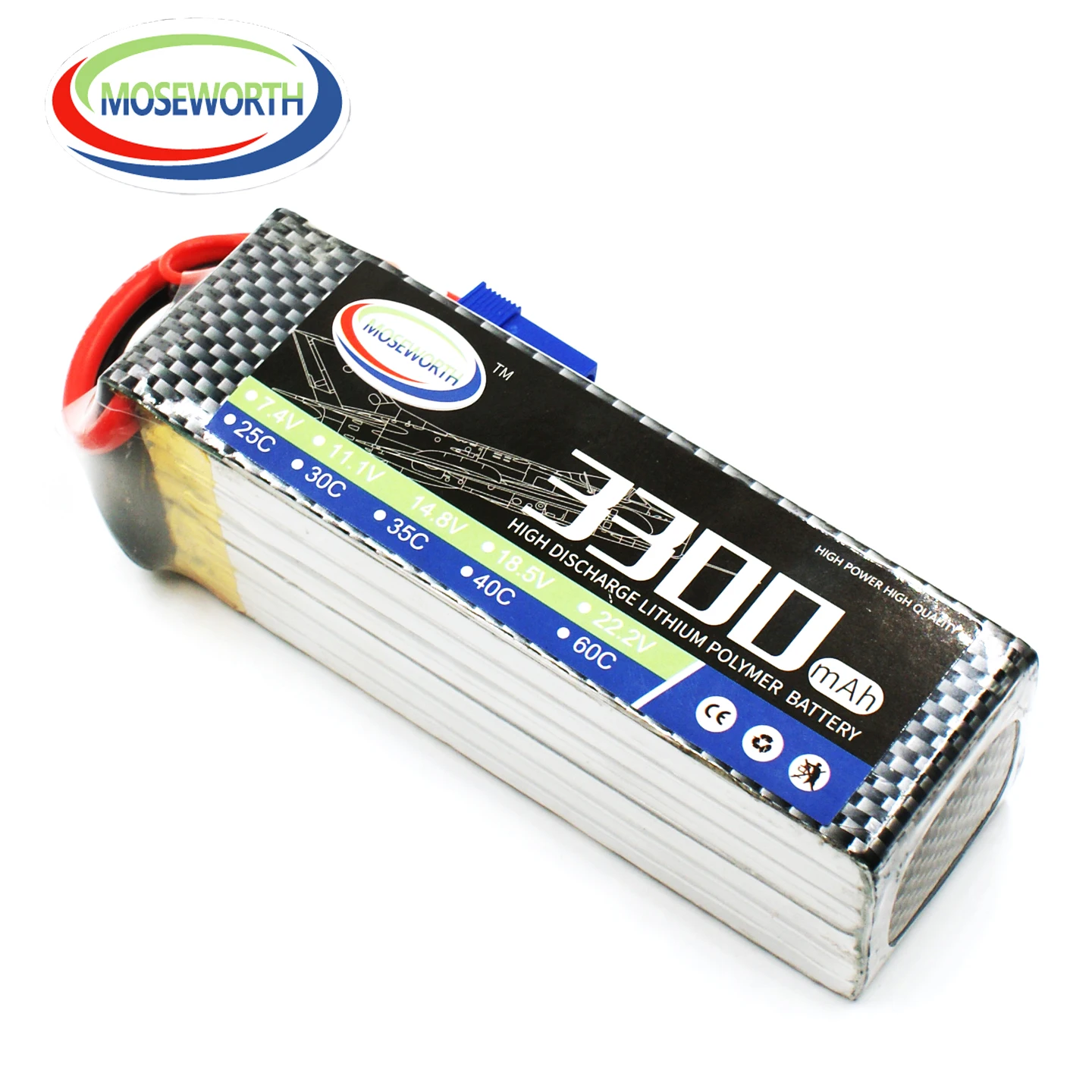 Bateria Lipo 2S 3S 4S 5S 6S 3300mAh 7.4V 11.1V 14.8V 22.2V 25C 30C 35C 40C 60C T XT60 RC samolot dron FPV części śmigłowca