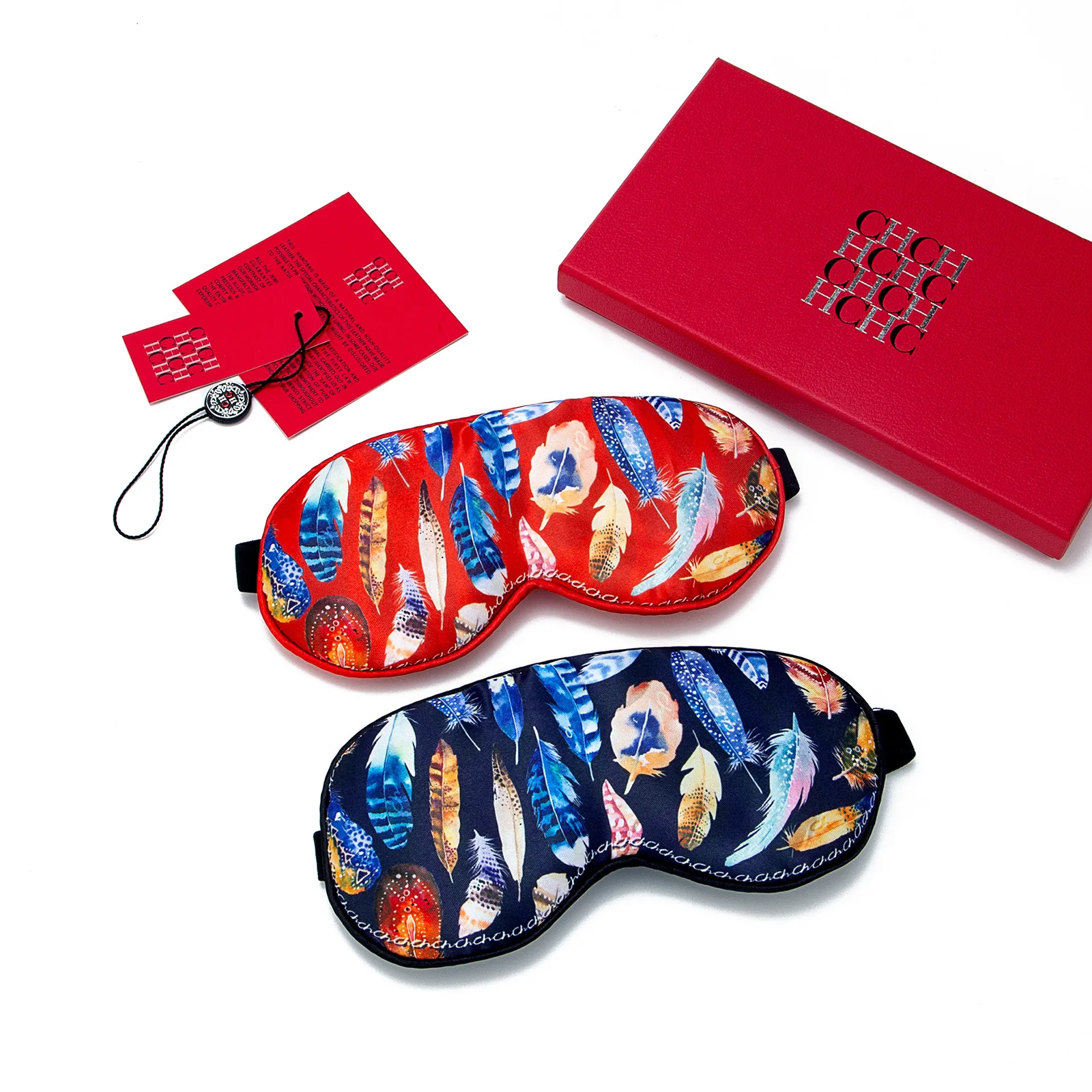قناع نوم معتمد بنسبة 100% ثلاثي الأبعاد - ربطة عنق مريحة لقيلولة السفر مع عبوة هدايا صندوق محمولة #1