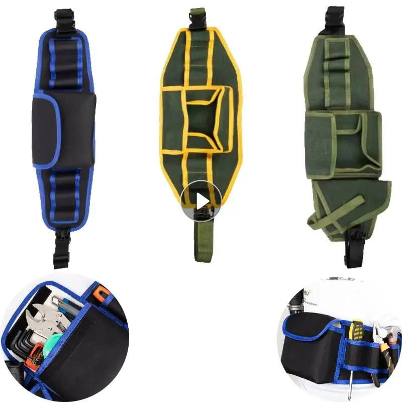 Multi-functional Waterproof Drill Holster Waist Tool Bag Electric Waist Belt Tool Pouch Bag For Wrench Hammer Screwdriver Bag