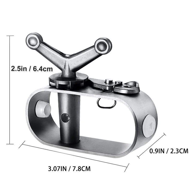 Tensor de hilo Tensor de alambre trenzado a mano Tensor de alambre Mini tensor de cabrestante de aluminio para granja