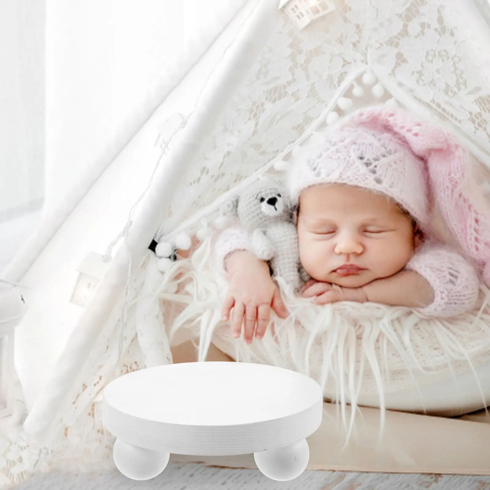 natural-wood-mini-round-stool-photography-prop-for-newborn-studio-decorative-wooden-bench-small-photography-props-stand-wooden