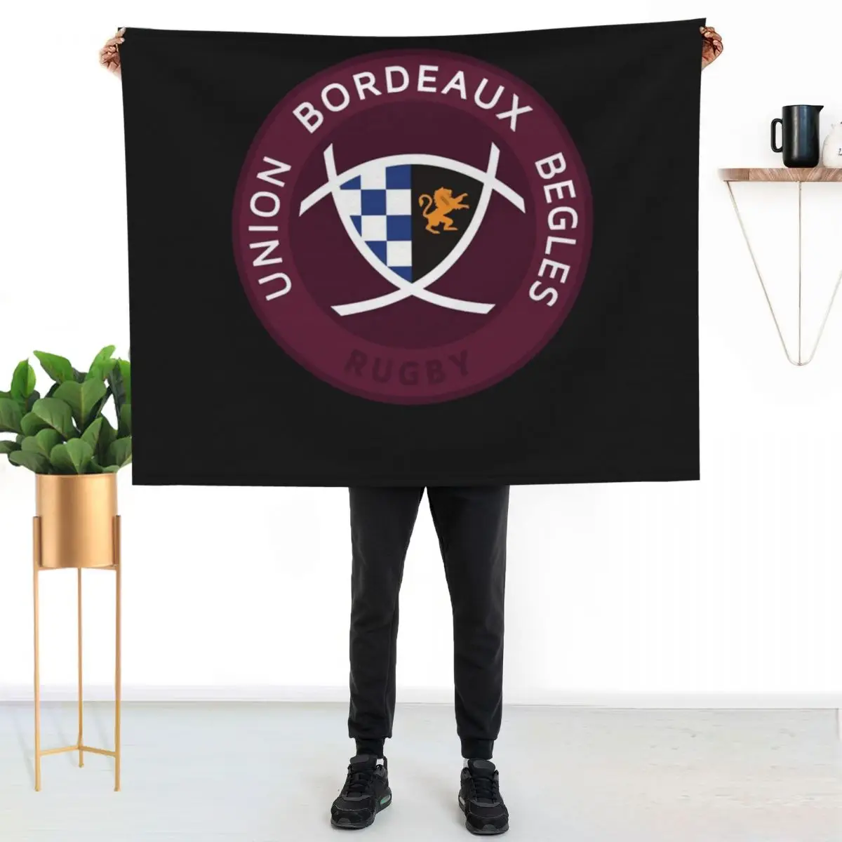 

Copy of Funny UNIONN BORDEAUX BEGLES shirt Throw Blanket Outdoor Soft Blanket for Picnic Beach Camping