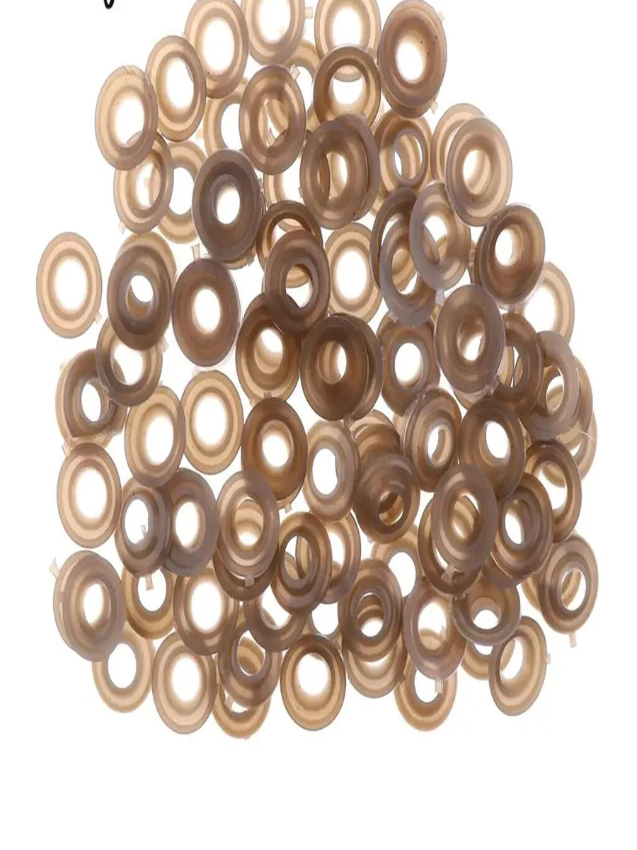 Johonneur ronds en plastique pour enfants, 100 pièces/lot, 9mm, 11mm, 13mm, yeux de sécurité, dos antarctique pour beurre d'ours, jouets animaux, bricolage