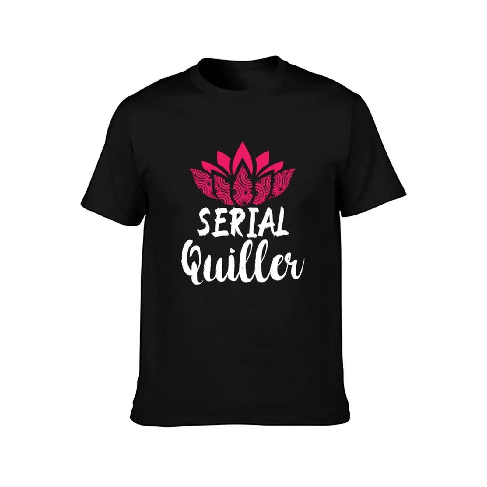Serial Quiller Quilling Paper Filigree Crafting Hobby Artist T-Shirt, Summer Casual Cotton Tee, Oversized Streetwear Tops
