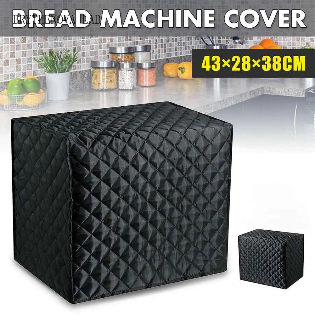 Black Bread Machine Cover Kitchen Appliances Dust Cover Household Electric Protector Toaster Case Home Storage Organizer